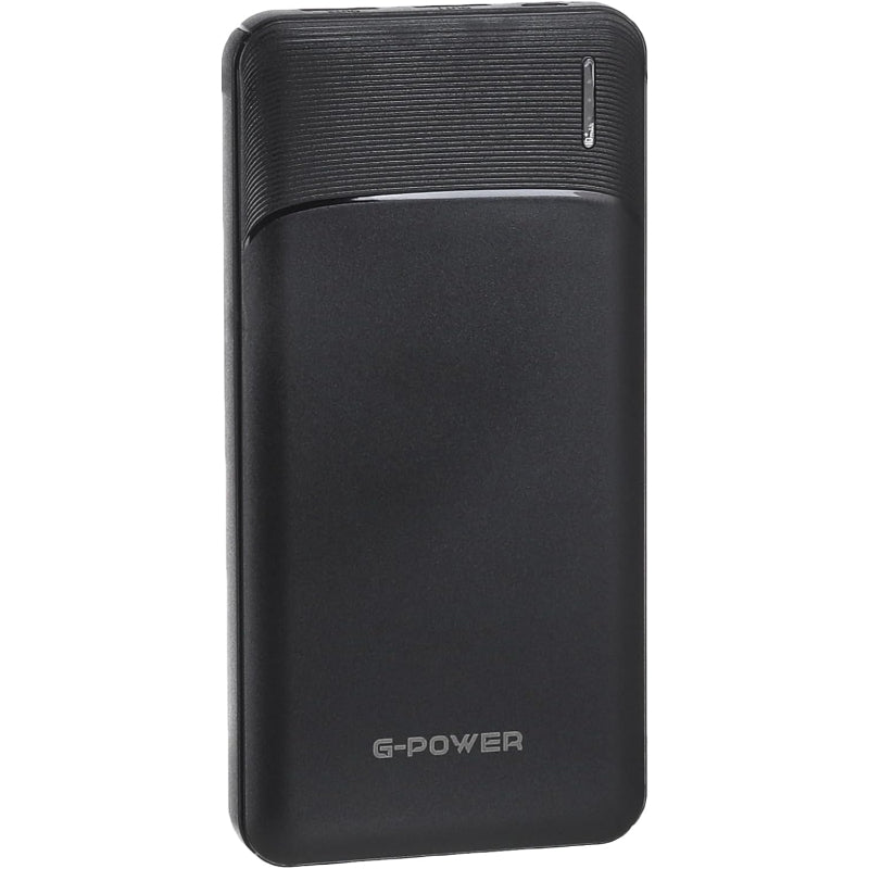 G-Power GP001 Power Bank | 10,000mAh, Brilliance Series, LED Display - Black
