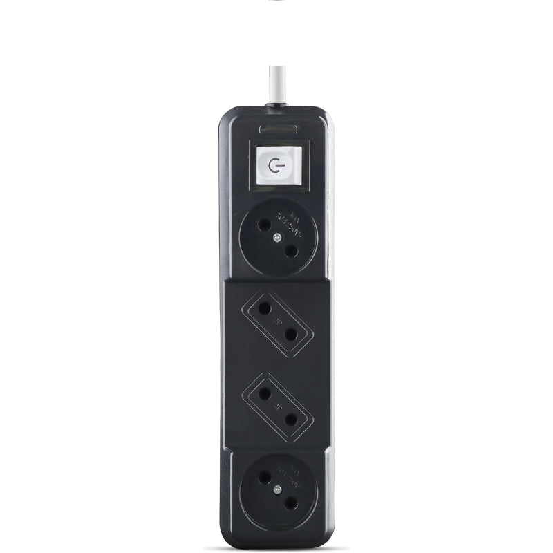 G-Power GP162 Power Strip | 2000W, 2M PVC Cable - Black