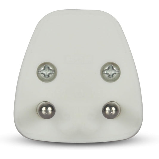 G-POWER GP133 MK Plug Converter | Triple to Dual, High Quality, 5mm - White