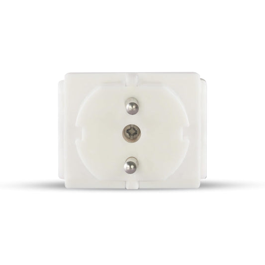 G-POWER GP236 Five-Way Extension Socket Adapter | High Quality, 5mm - White