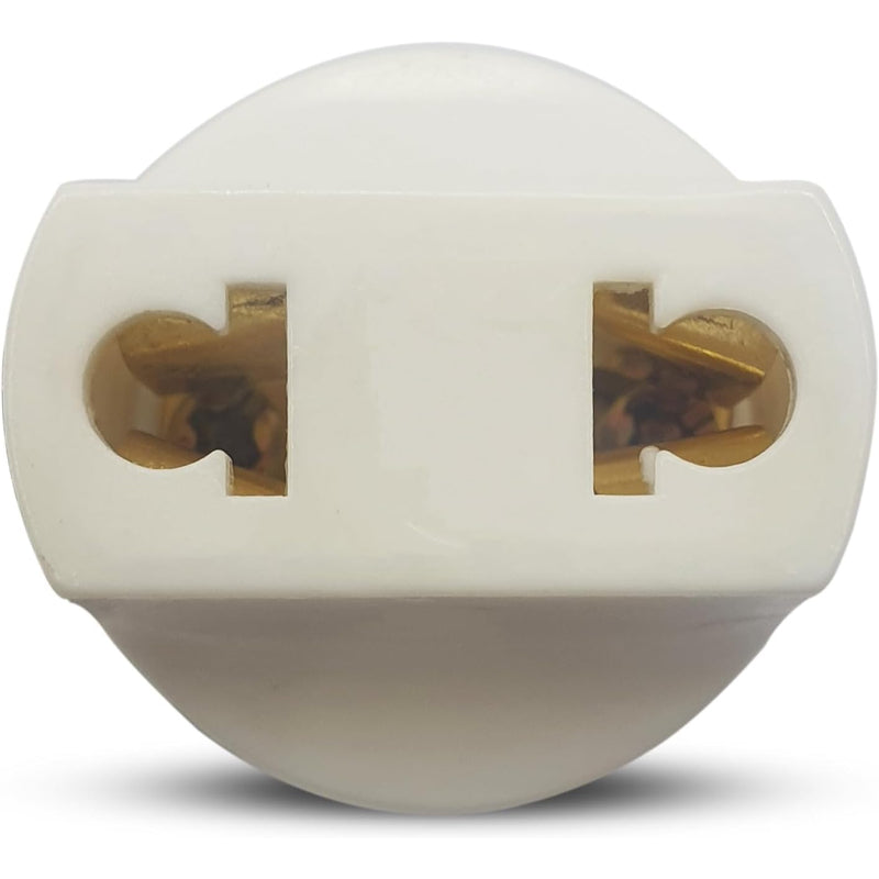 G-POWER GP125 Widening Plug Adapter | High Quality & Efficiency, 250V - White