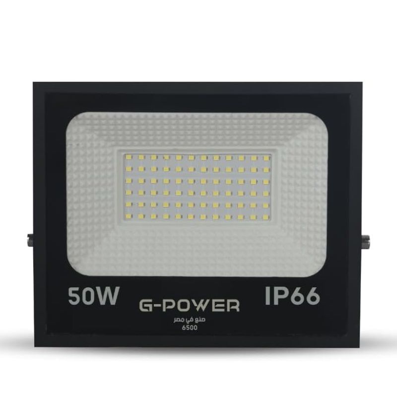 G-POWER GP256 LED Flood Light | 50W, High Quality & Efficiency, Outdoor Use - Black