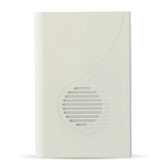 جرس دعاء خارجي من جي-باور GP136 | تصميم عصري، صوت نقي، 109 غرام - أبيض