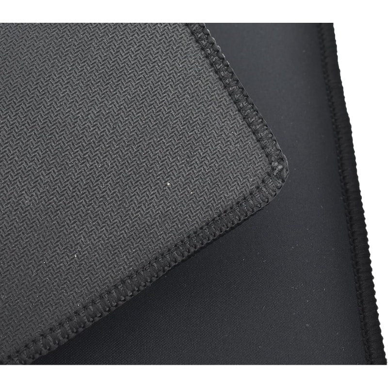 G-Power H-6 Rubber Speed Surface Mouse Pad | Stitched Edges, 25x20cm, Works with All Sensors - Black