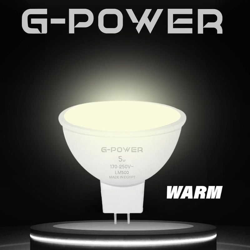 G-POWER GP556WM LED Lamp | Classic Design, 500 Lumen, 5W - Warm