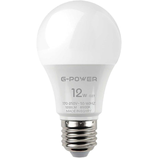 مصباح LED G-POWER GP561WE | تصميم كلاسيكي، 1200 لومن، 12 واط - أبيض