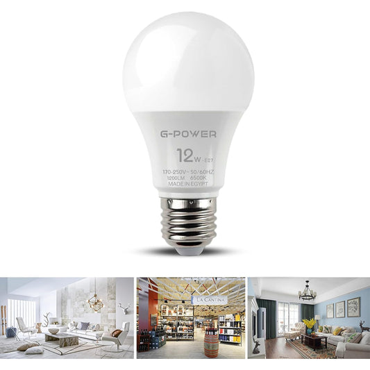 مصباح LED G-POWER GP561WE | تصميم كلاسيكي، 1200 لومن، 12 واط - أبيض