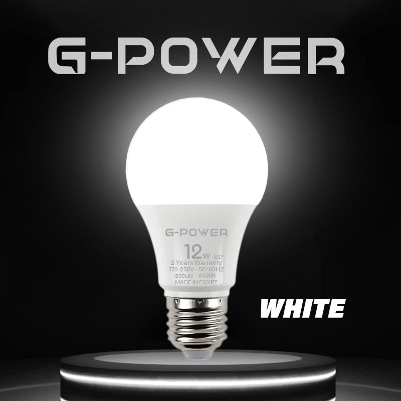 G-POWER GP561WE LED Lamp | Classic Design, 1200 Lumen, 12W - White