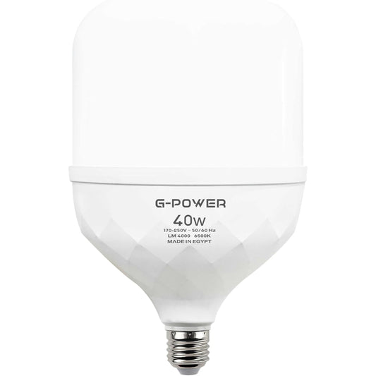 مصباح LED G-POWER GP565WE | تصميم كلاسيكي، 4000 لومن، 40 واط - أبيض