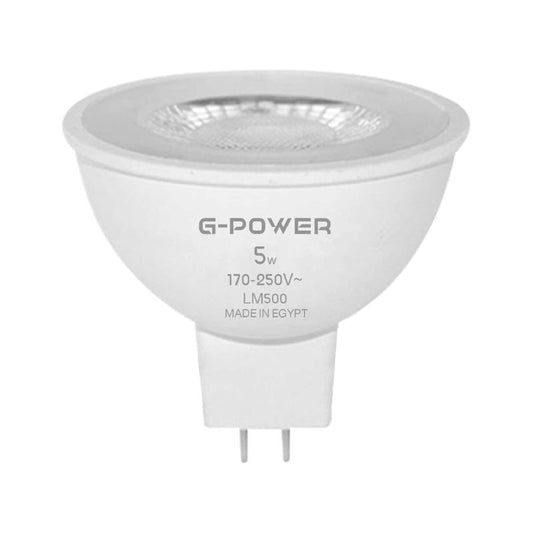 مصباح LED G-POWER GP556WE | تصميم كلاسيكي، 500 لومن، 5 واط - أبيض