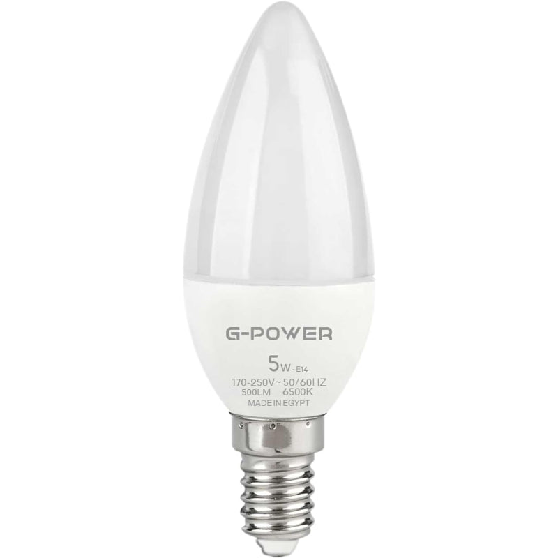 G-POWER GP558WE LED Lamp | Classic Design, 500 Lumen, 5W - White