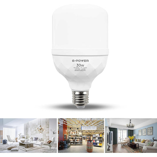 مصباح LED G-POWER GP564WE | تصميم كلاسيكي، 3000 لومن، 30 واط - أبيض