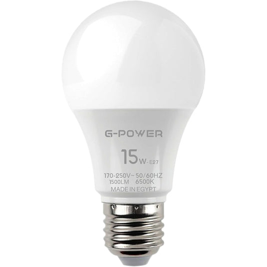 مصباح LED G-POWER GP562WE | تصميم كلاسيكي، 1500 لومن، 15 واط - أبيض