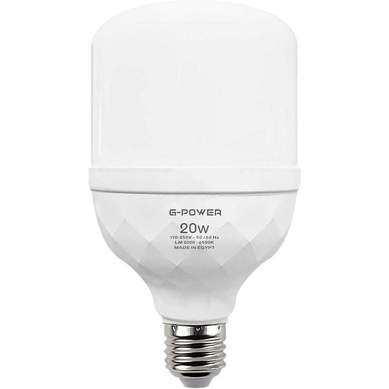 G-POWER GP563WE LED Lamp | Classic Design, 2000 Lumen, 20W - White