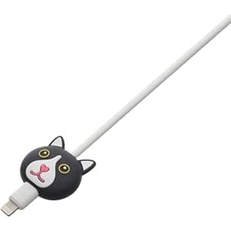 G-Power Silicone Cable Bite Protector Designed With Cute Cat Shaped For Charger Cable Protection - Multi Color