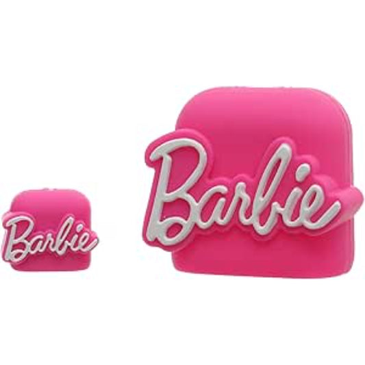 G-Power Hard Silicone Charger Protector and Cable Protector | Girly Fashion Shaped Design - Set of 2 Pieces - Fuchsia White