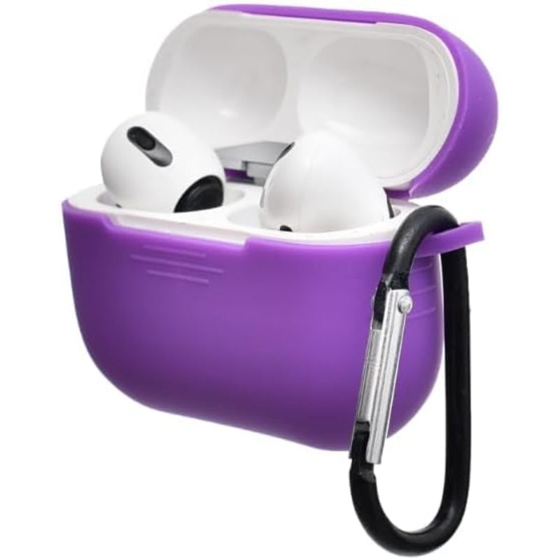 G-Power Silicone Airpod Protective Case | Safe Edges, Simple Design, Easy Install for Airpods Pro - Purple