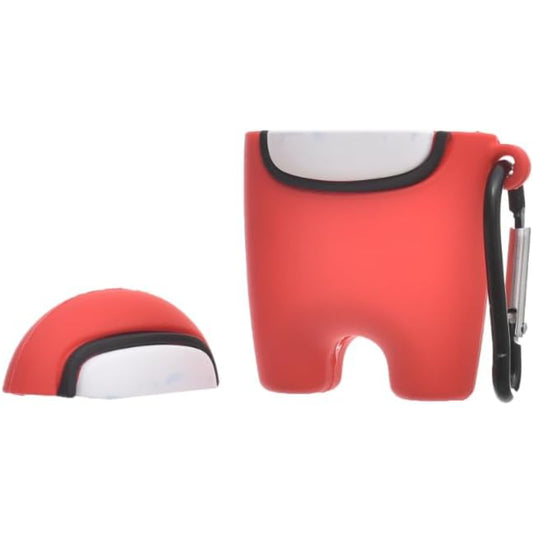 G-Power Silicone Full Cover Airpod Protective Case | Cute Astronaut Shape with Ring Strap for Airpods 1/2 - Multi Color