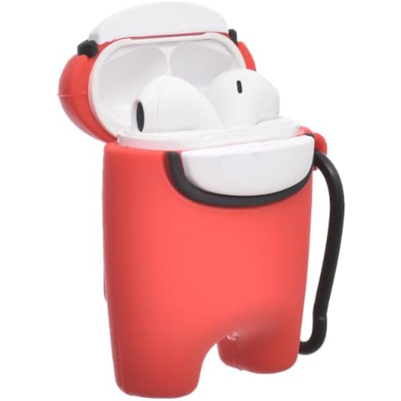 G-Power Silicone Full Cover Airpod Protective Case | Cute Astronaut Shape with Ring Strap for Airpods 1/2 - Multi Color