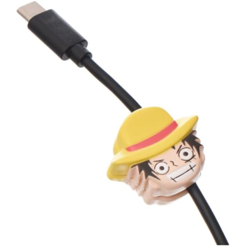 G-Power Silicone Self-Adhesive Cable Holder | Cute Cartoon Character Shaped for Cable Organization - Set of 2 Pieces - Multi Color
