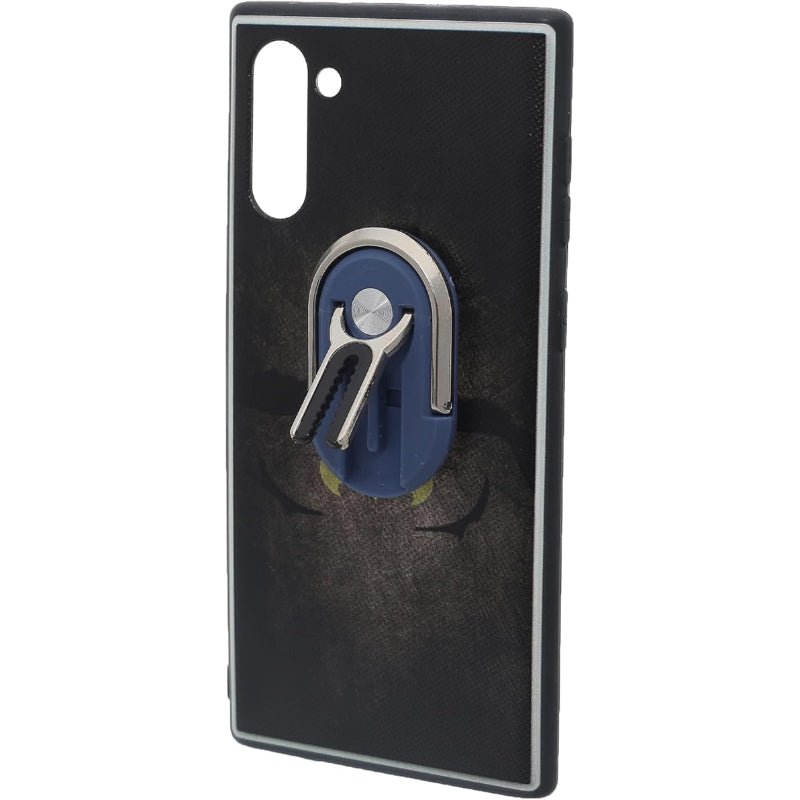 G-Power Plastic Portable Finger Phone Holder Containing Modern Design With Easy Use And Practical For Mobile Phone - Navy Silver