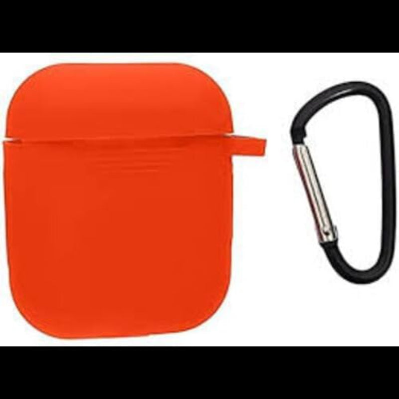 G-Power Silicone Airpod Protective Case | Safe Edges, Simple Design, Easy Install for Airpods 1/2 - Red