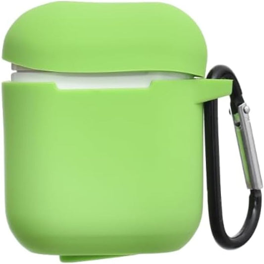 G-Power Silicone Airpod Protective Case | Safe Edges, Simple Design, Easy Install for Airpods 1/2 - Green