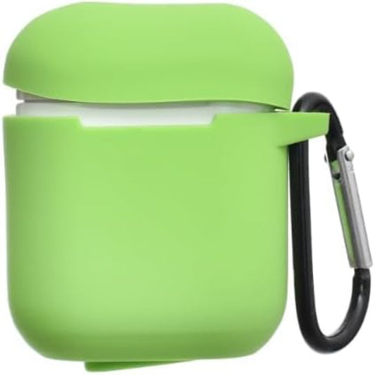 G-Power Silicone Airpod Protective Case | Safe Edges, Simple Design, Easy Install for Airpods 1/2 - Green