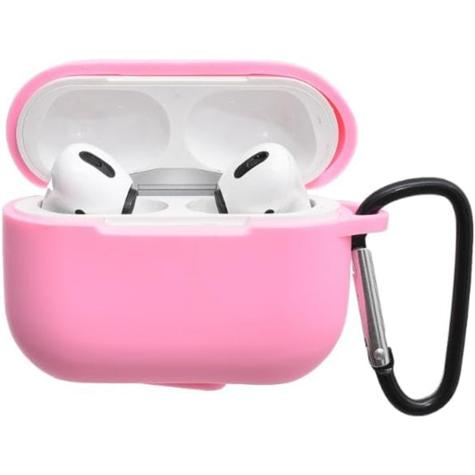 جراب حماية من السيليكون من جي باور لأجهزة إيربود | حواف آمنة، تصميم بسيط، سهل التركيب لأجهزة إيربود برو - وردي