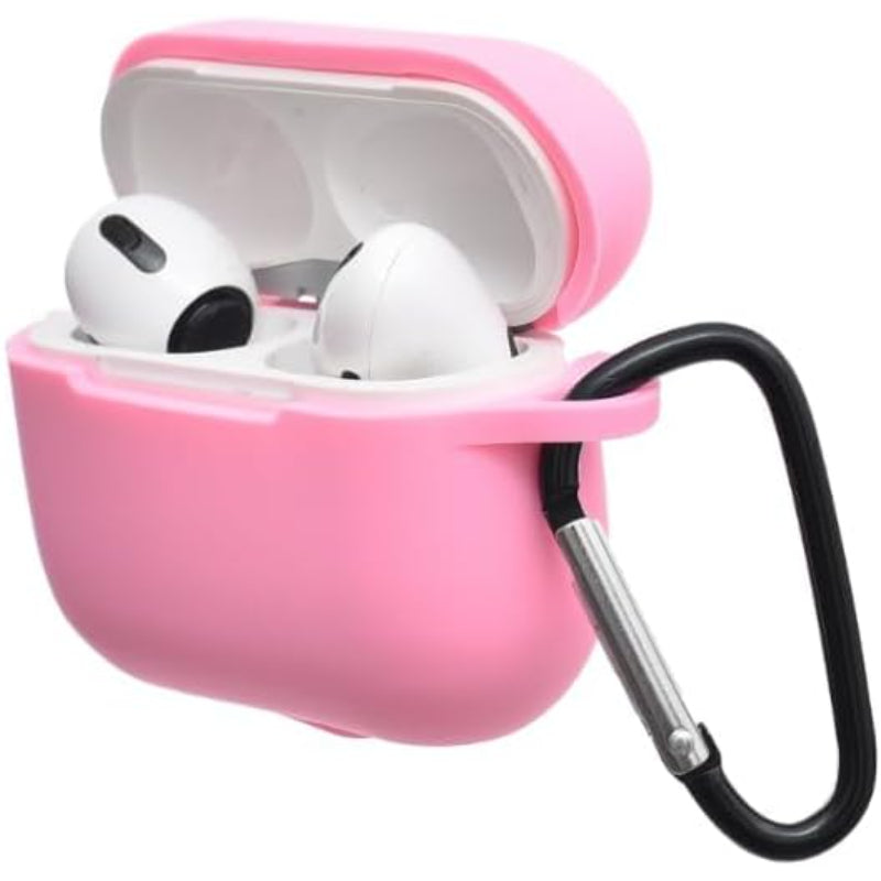 G-Power Silicone Airpod Protective Case | Safe Edges, Simple Design, Easy Install for Airpods Pro - Pink