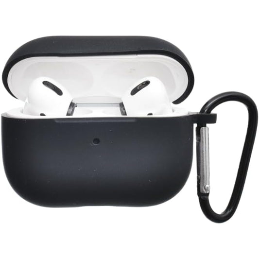 جراب حماية سيليكون من جي باور لأجهزة إيربود | حواف آمنة، تصميم بسيط، سهل التركيب لأجهزة إيربودز برو 2 - أسود