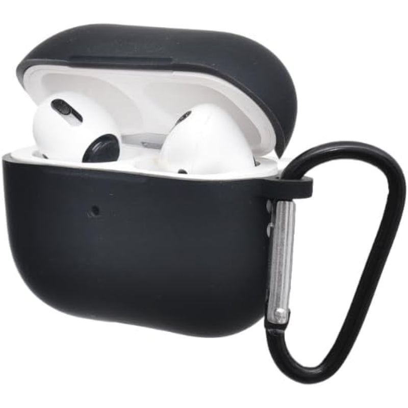 G-Power Silicone Airpod Protective Case | Safe Edges, Simple Design, Easy Install for Airpods Pro 2 - Black