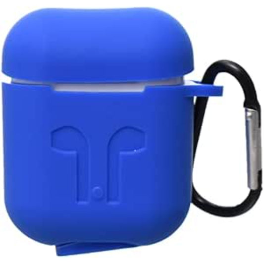 G-Power Silicone Airpod Protective Case | Safe Edges, Simple Design, Easy Install for Airpods 1/2 - Light Blue