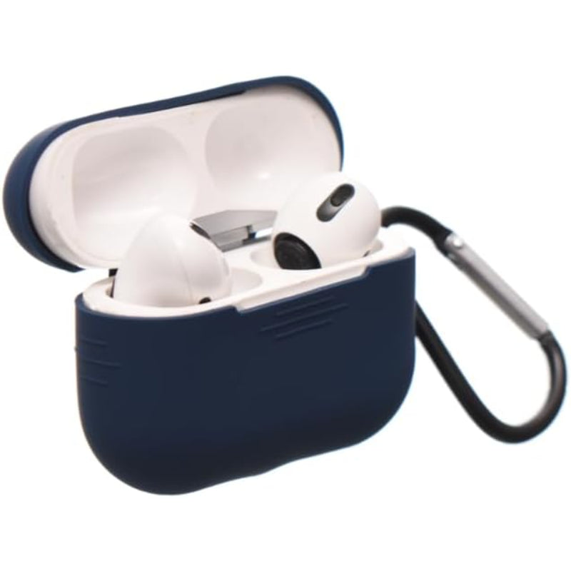 G-Power Silicone Airpod Protective Case | Safe Edges, Simple Design, Easy Install for Airpods Pro - Navy