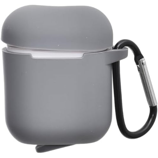 G-Power Silicone Airpod Protective Case | Safe Edges, Simple Design, Easy Install for Airpods 1/2 - Light Grey