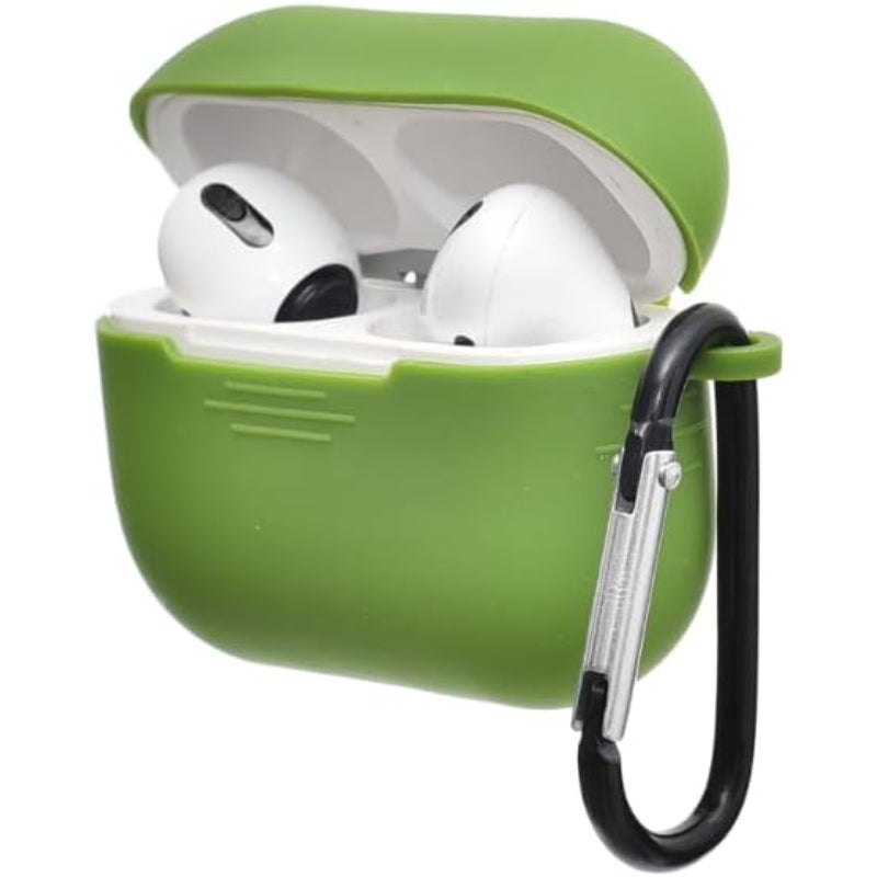 G-Power Silicone Airpod Protective Case | Safe Edges, Simple Design, Easy Install for Airpods Pro - Light Olive