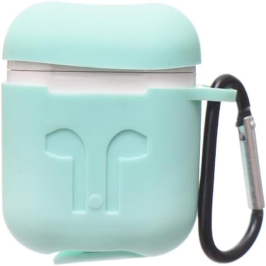 G-Power Silicone Airpod Protective Case Containing Safe Edges With Simple Design And Easy Install For Airpods 1/2 - Light Green