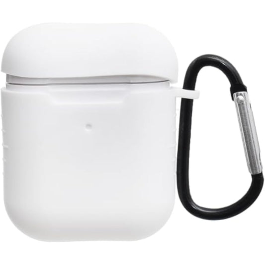 G-Power Silicone Airpod Protective Case | Safe Edges, Simple Design, Easy Install for Airpods 1/2 - White