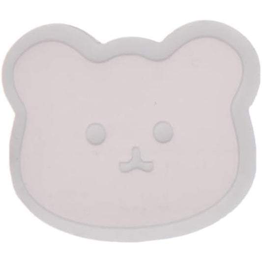 G-Power Plastic Finger Phone Holder | Cute Design, Easy and Practical Use - White/Silver