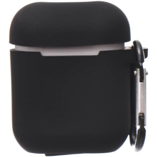 G-Power Silicone Airpod Protective Case | Safe Edges, Simple Design, Easy Install for Airpods 1/2 - Black