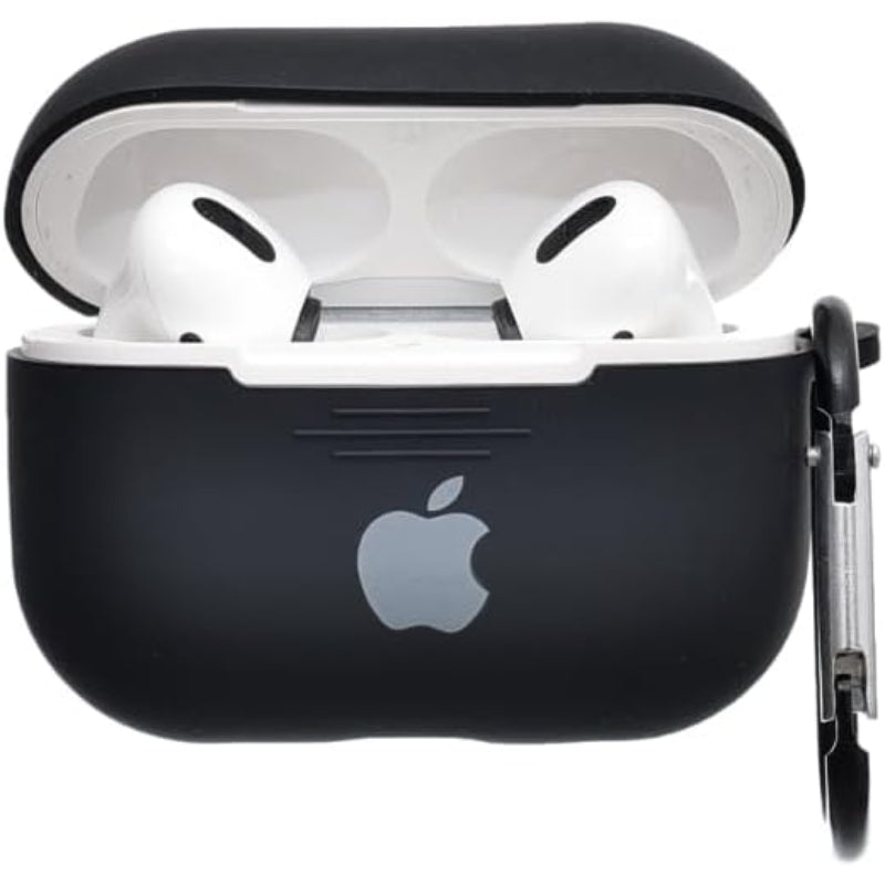 G-Power Silicone Airpod Protective Case | Safe Edges, Simple Design, Easy Install for Airpods Pro 2 - Black