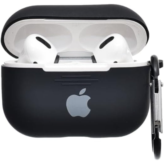 جراب حماية سيليكون من G-Power لسماعات Airpods Pro 2 يحتوي على حواف آمنة بتصميم بسيط وسهل التركيب - أسود