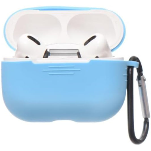 جراب حماية سيليكون من جي-باور لسماعات إيربود | حواف آمنة، تصميم بسيط، سهل التركيب لسماعات إيربود برو - أزرق فاتح