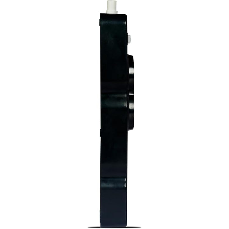 G-Power GP582BK Power Strip | 2 EU & UK Ports, Control Button, 250V, 2M Cable - Black