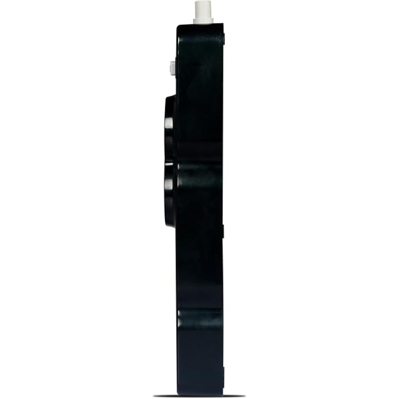 G-Power GP582BK Power Strip | 2 EU & UK Ports, Control Button, 250V, 2M Cable - Black
