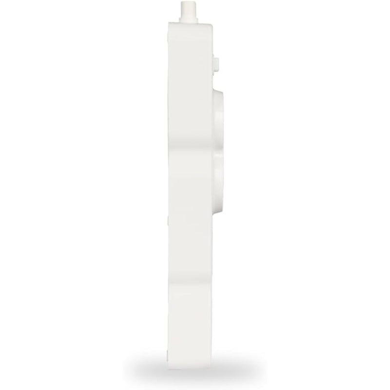 G-Power GP582WE Power Strip | 2 EU & UK Ports, Control Button, 250V, 2M Cable - White