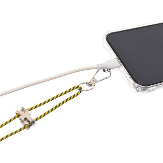 G-Power Cell Phone Lanyard Convenient and Comfortable Lanyard Easy to Use Neck Phone Holder Adjustable Length Phone Strap Crossbody With Clear Patch Fits All Mobile Phones - Yellow Green