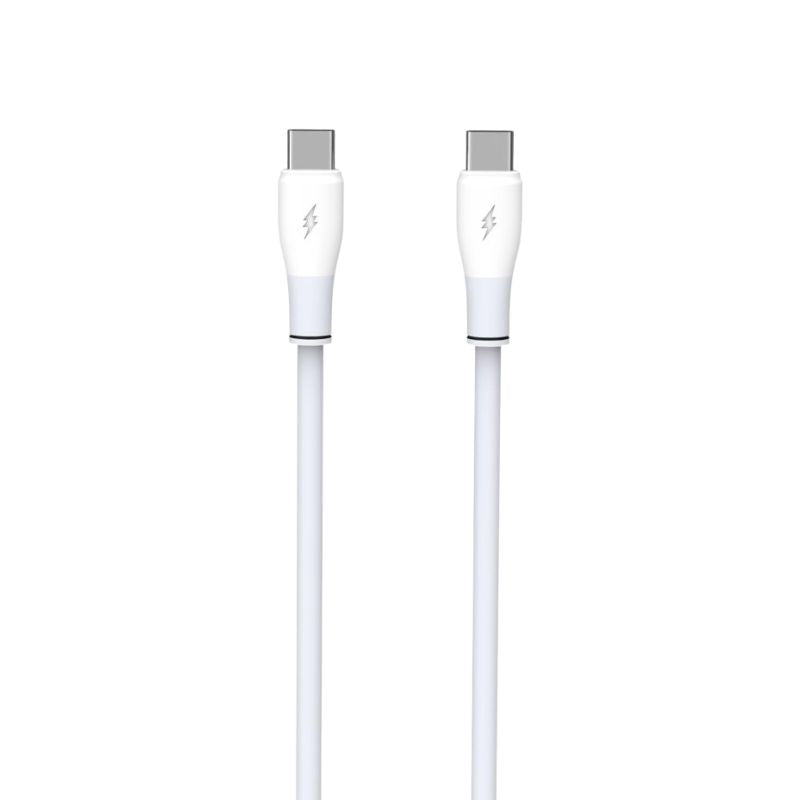 G-Power GP-C30 USB-C to USB-C Cable | 65W Fast Charging, 1200mm, Data Transfer - White
