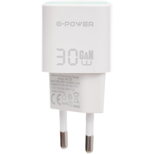 G-Power GP-C29 30W USB-C Qualcomm Quick Charger - Green