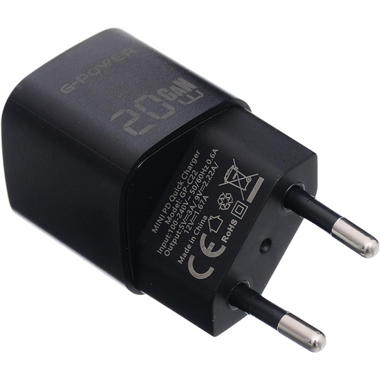 G-Power GP-C22 20W Single USB-C - Black
